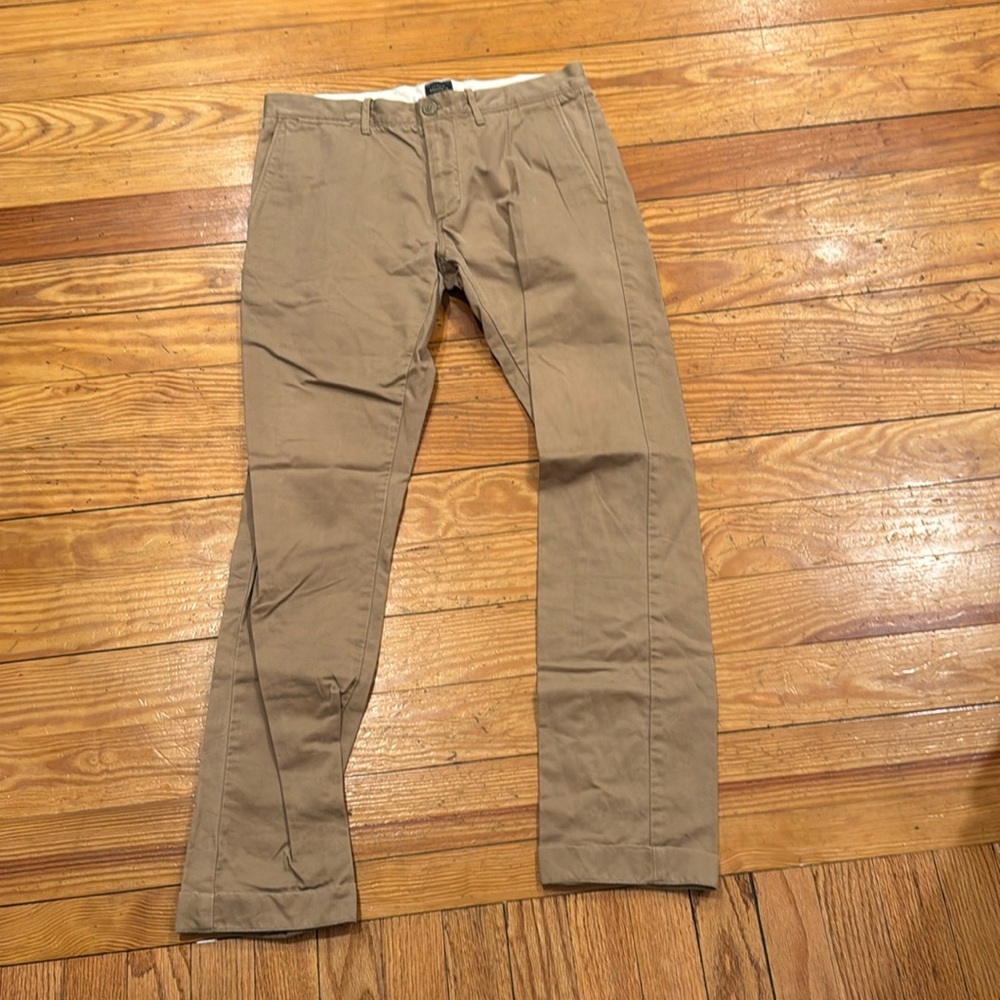 Men’s J.Crew khakis, broken in, excellent condition, size 30